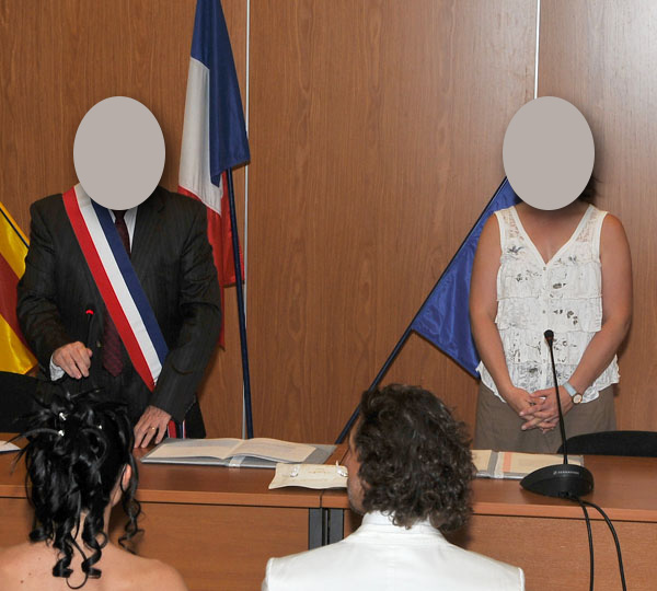 Photo de mariage professionel à la mairie d'Ollioules par Stéphane LEGRAND
